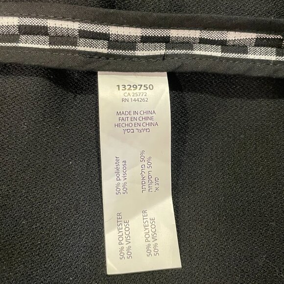 (NEW) BLACK TAPE Long Line Coat Buffalo Check Long Sleeve Oversize, B & W - XL - Picture 7 of 8